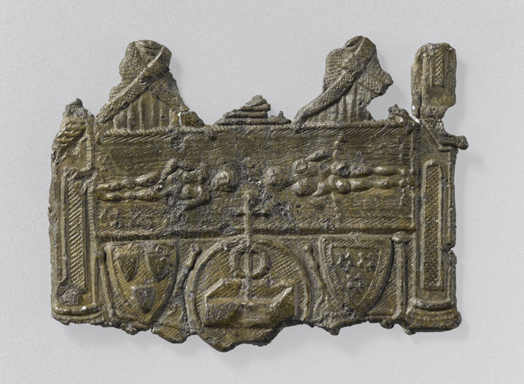 distintivo di pellegrinaggio con la Santa Sindone (XIV-XV secolo). Parigi, Musée national du Moyen Age (RMN-Grand Palais/Alinari)